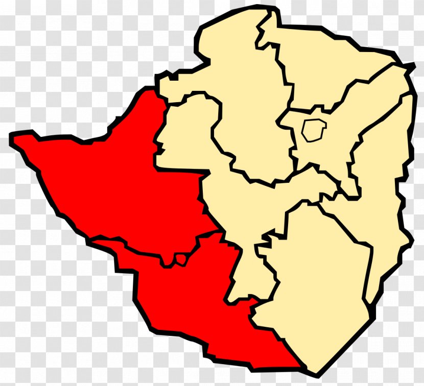 Matabeleland South Province Provinces Of Zimbabwe Bulawayo Northern Ndebele - Joshua Nkomo - Map Transparent PNG