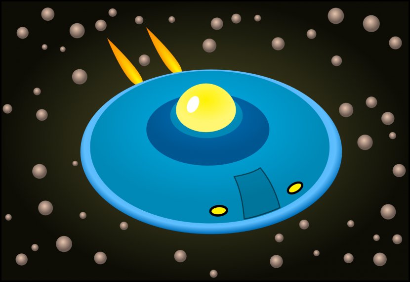 Flying Saucer Unidentified Object Cartoon Clip Art - Ufo Transparent PNG