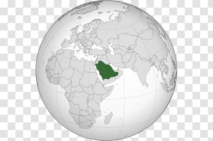Western Asia Riyadh Globe Kingdom Of Hejaz And Nejd Oil Reserves - Arab World - Subregion Transparent PNG
