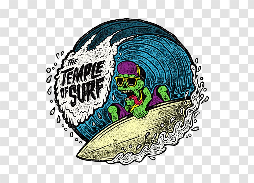 Surfing Fremantle Football Club Drawing Illustration - T Shirt - Surf Skull Transparent PNG