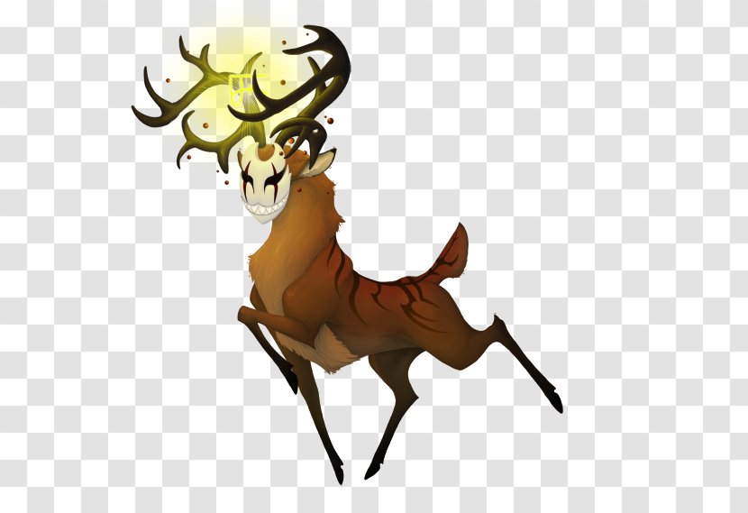 Reindeer Horse Antler Pack Animal Clip Art - Fictional Character Transparent PNG
