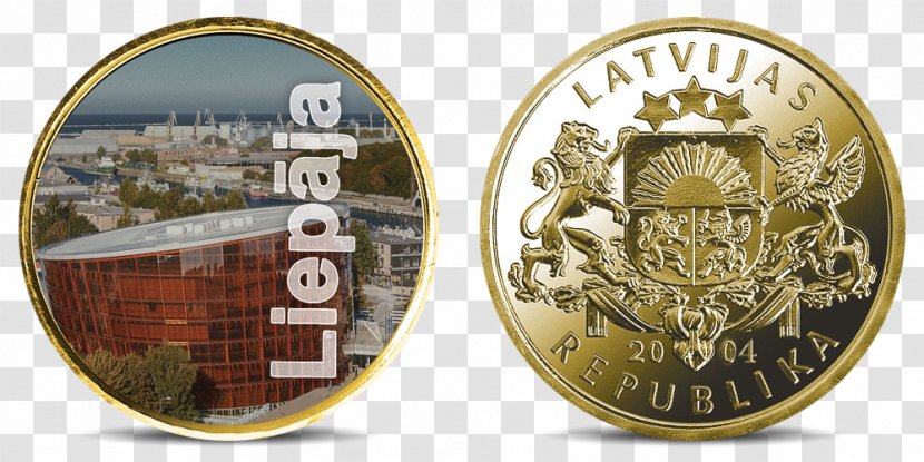 Latvian Lats 5 Coin Bank Of Latvia - Currency - Namam Transparent PNG