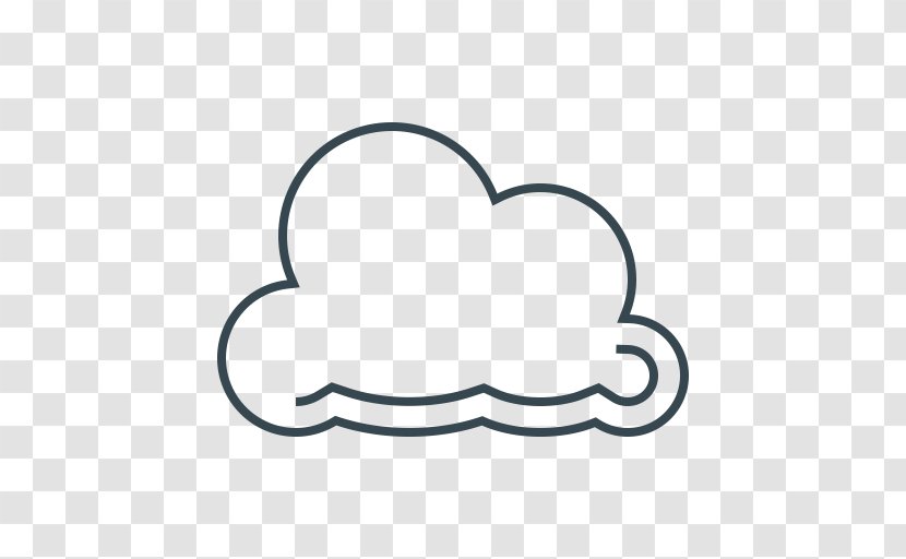 Cloud Computing Amazon Web Services Internet - Silhouette - Cloudy Transparent PNG