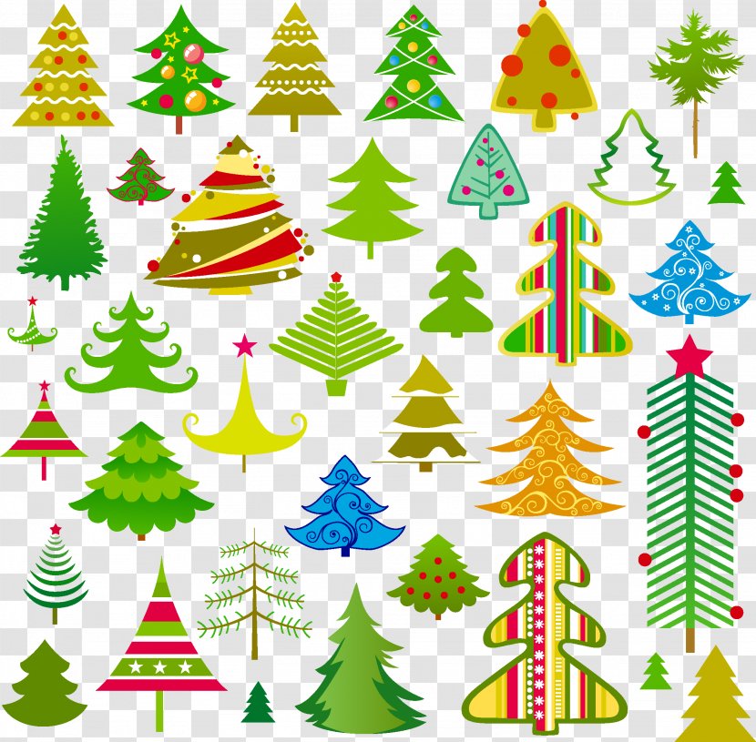 Christmas Tree Clip Art - Pine Family Transparent PNG