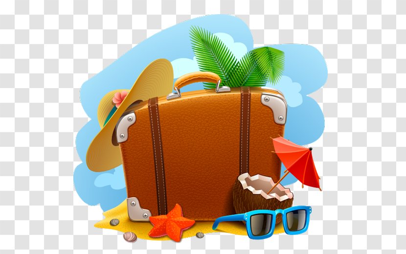 Summer Vacation Travel Clip Art - Suitcase - Encounter Early Transparent PNG