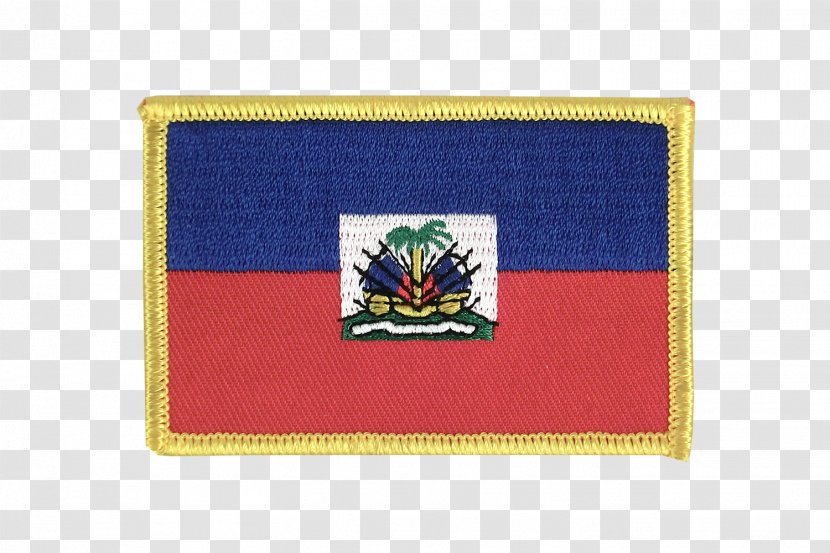 Flag Of Haiti Fahne Patch - Red Transparent PNG