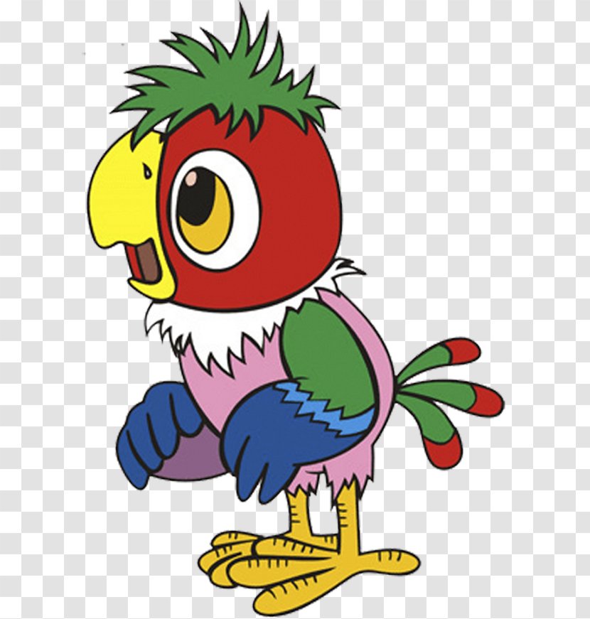 Talking Bird Parrot Clip Art - Boy - Fairy Tale Characters Transparent PNG