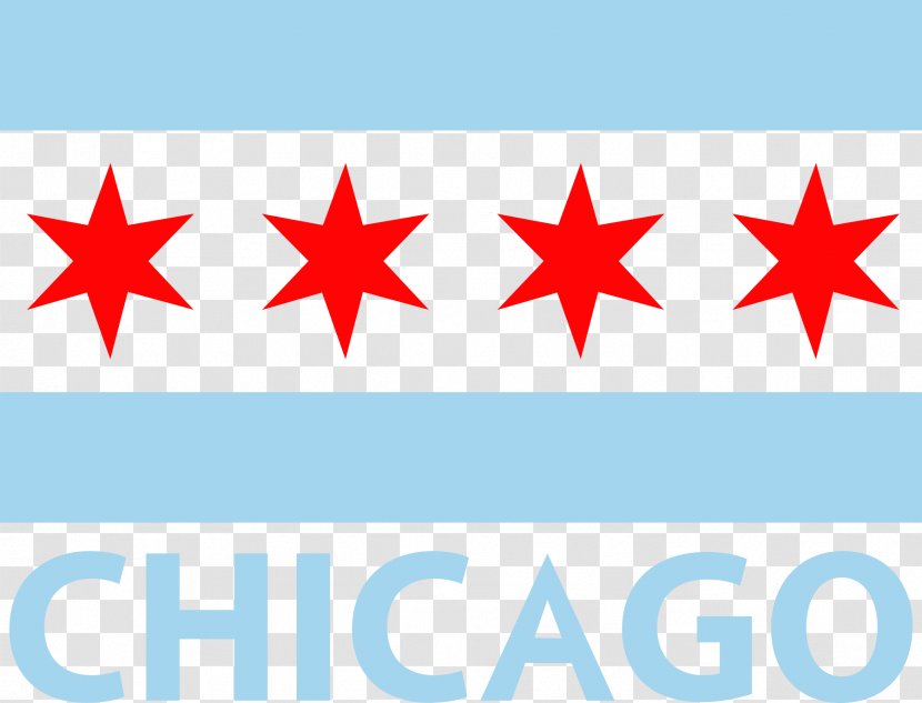 Flag Of Chicago The United States Fort Dearborn California - Printing Transparent PNG