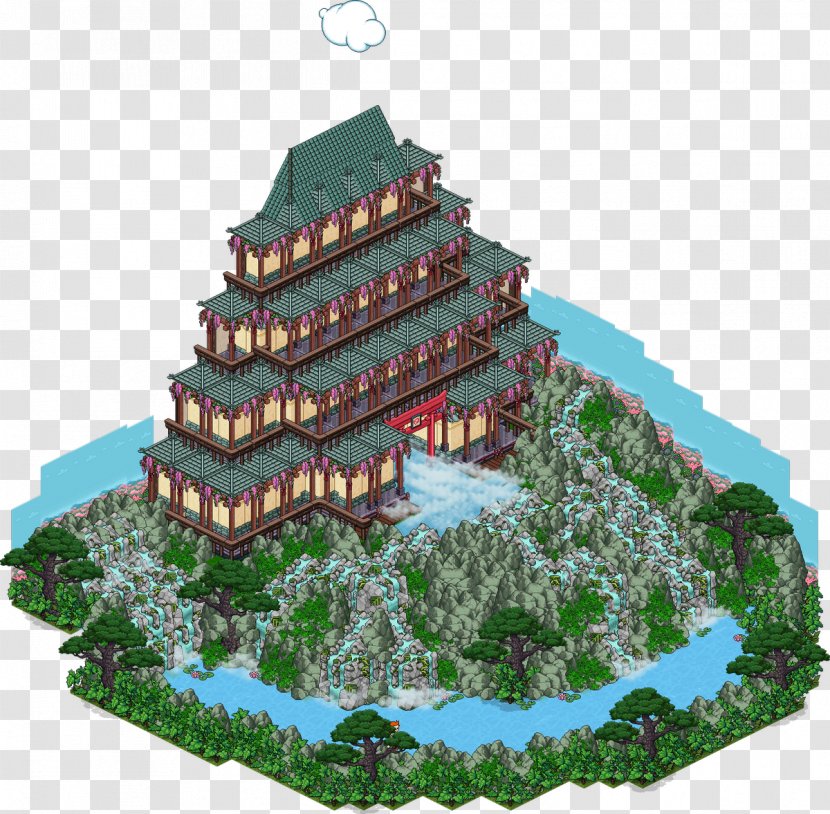 Habbo Long Tail Keyword Research Temple Falls - Greek Ruins Transparent PNG