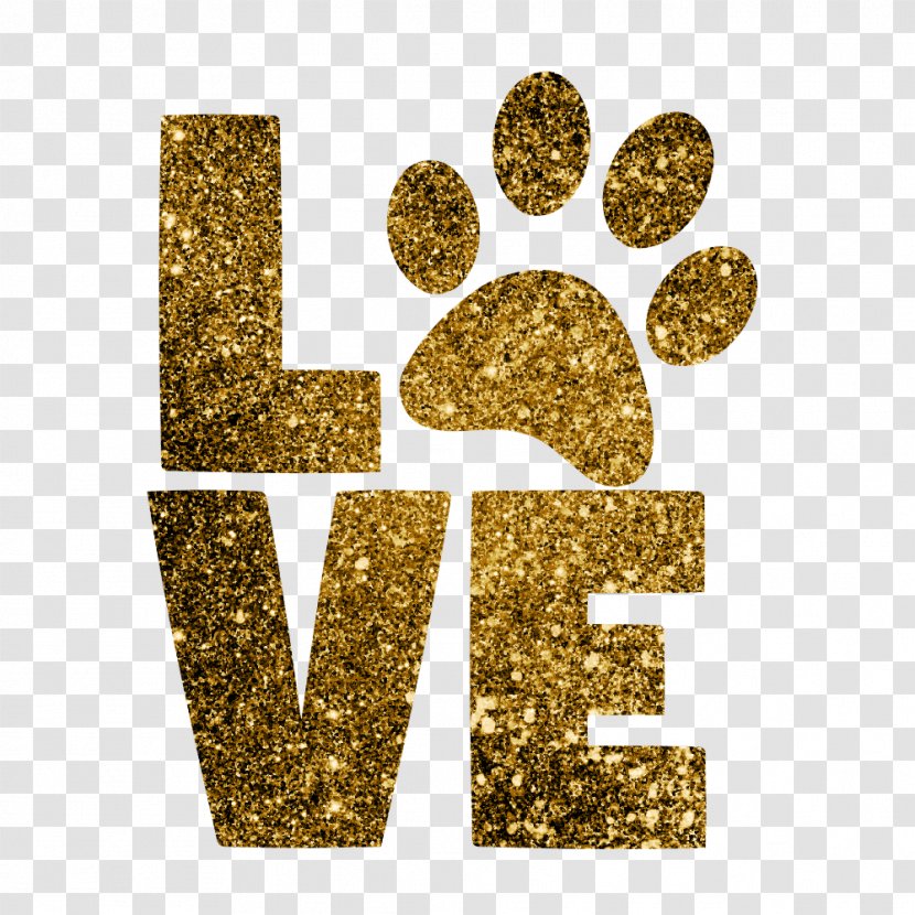 Morkie British Shorthair Paw Pet Clip Art - Animalassisted Therapy - Gold Glitter Transparent PNG