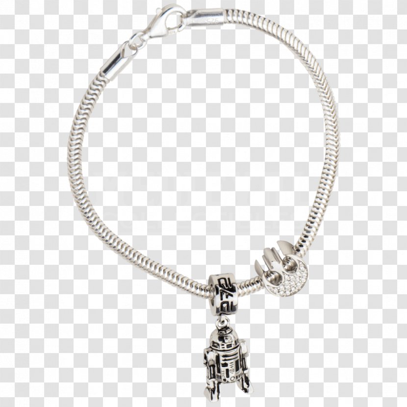 R2-D2 Jewellery Bracelet Earring Silver - Charms Pendants - R2d2 Transparent PNG