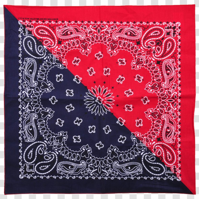 Handkerchief Paisley Cowboy Red - Boot - Bandana Transparent PNG