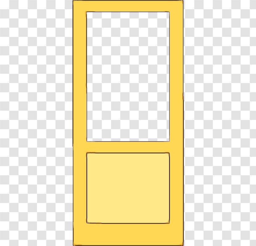 Picture Cartoon - Rectangle - Door Transparent PNG