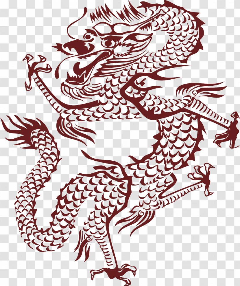 Budaya Tionghoa Chinese Dragon Fenghuang Clip Art - Culture Transparent PNG