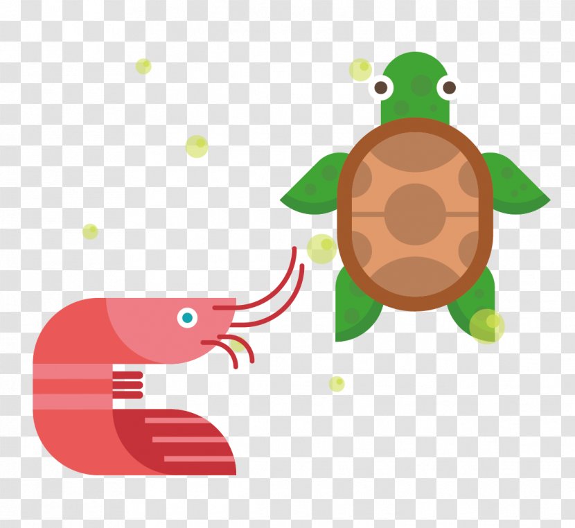 Icon Design - Organism - Cartoon Turtle And Lobster Transparent PNG