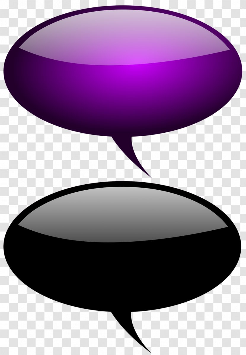 Speech Balloon Clip Art - Purple - Callout Transparent PNG
