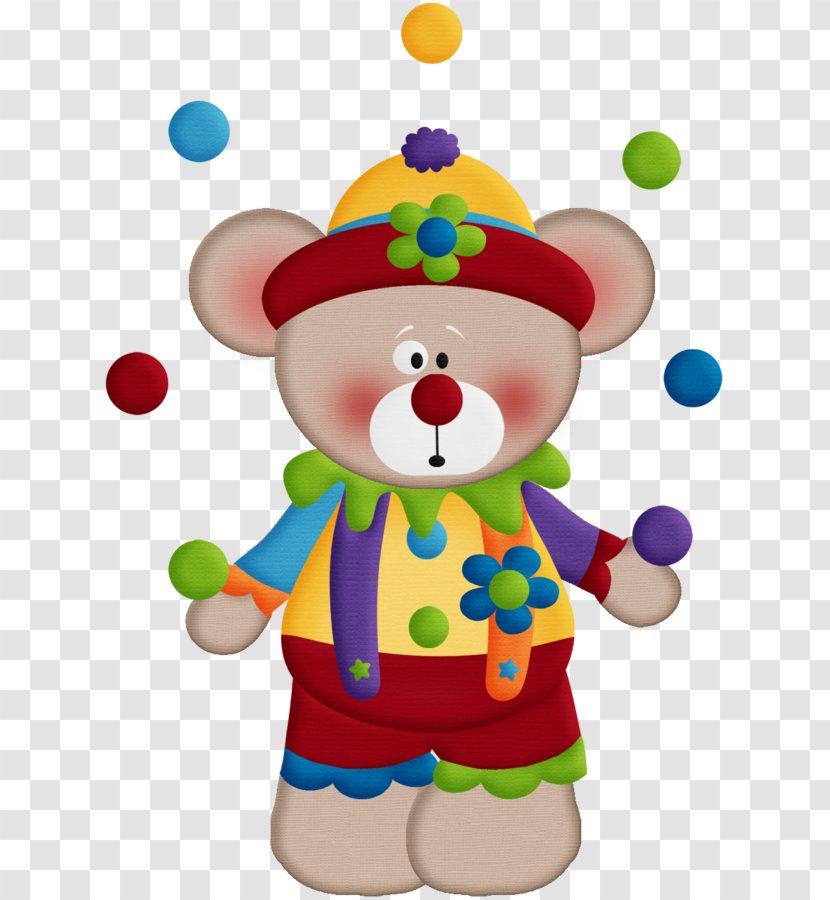 Clown Bear Circus Drawing Clip Art - Silhouette Transparent PNG