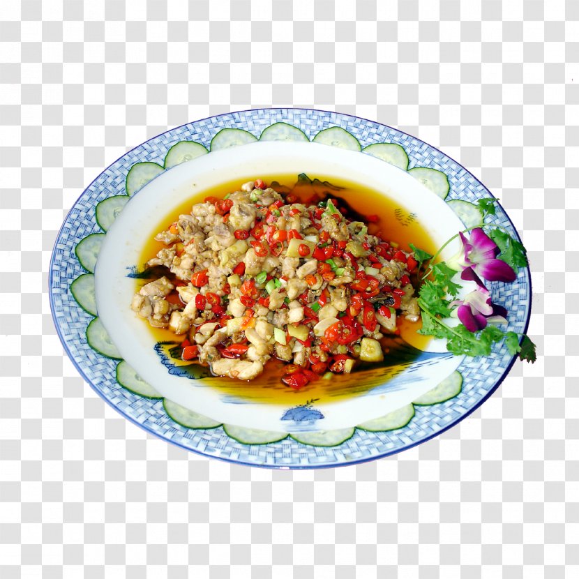 Chicken Meat Laziji - Dish - Spicy Village Transparent PNG