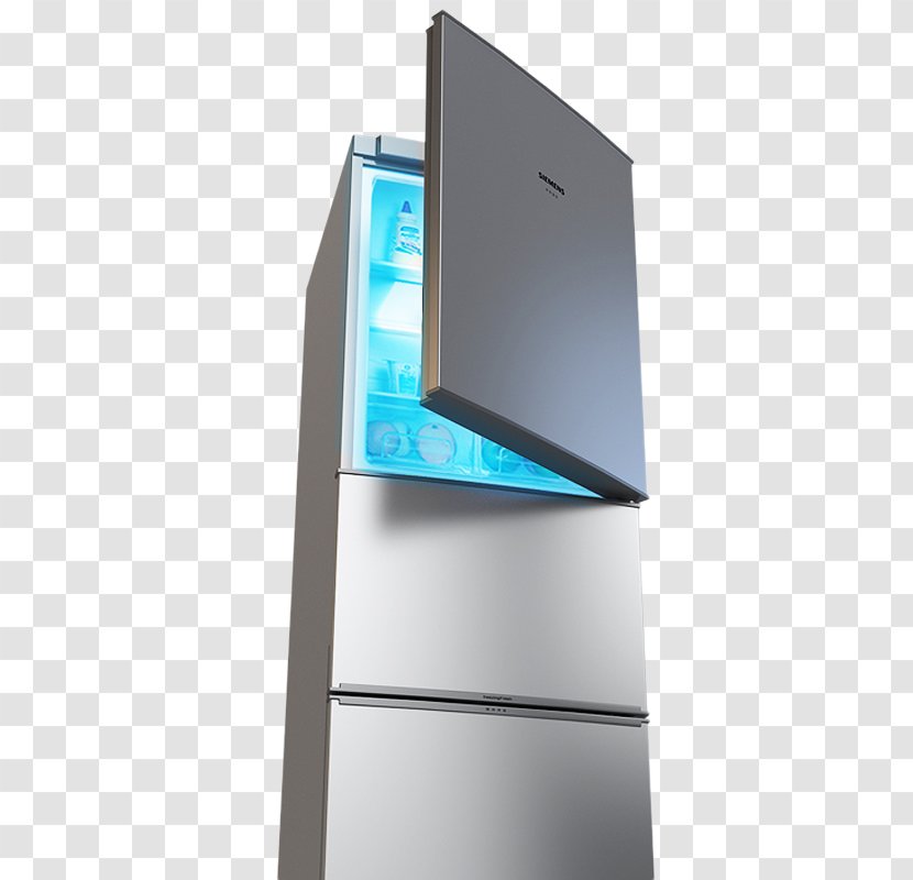 Refrigerator Siemens Whirlpool Corporation Door Home Appliance - Three Energy-saving Refrigerators Transparent PNG