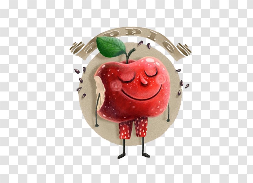 Strawberry Canvas Print Douchegordijn Apple Wall - Printing Transparent PNG