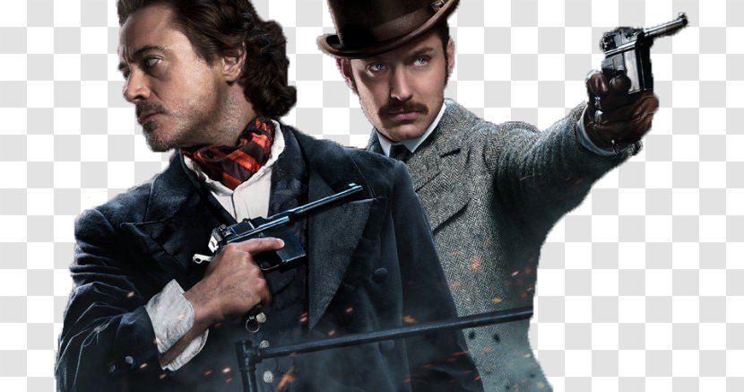 Robert Downey Jr. Jude Law Sherlock Holmes Museum Doctor Watson - Transparent Image Transparent PNG