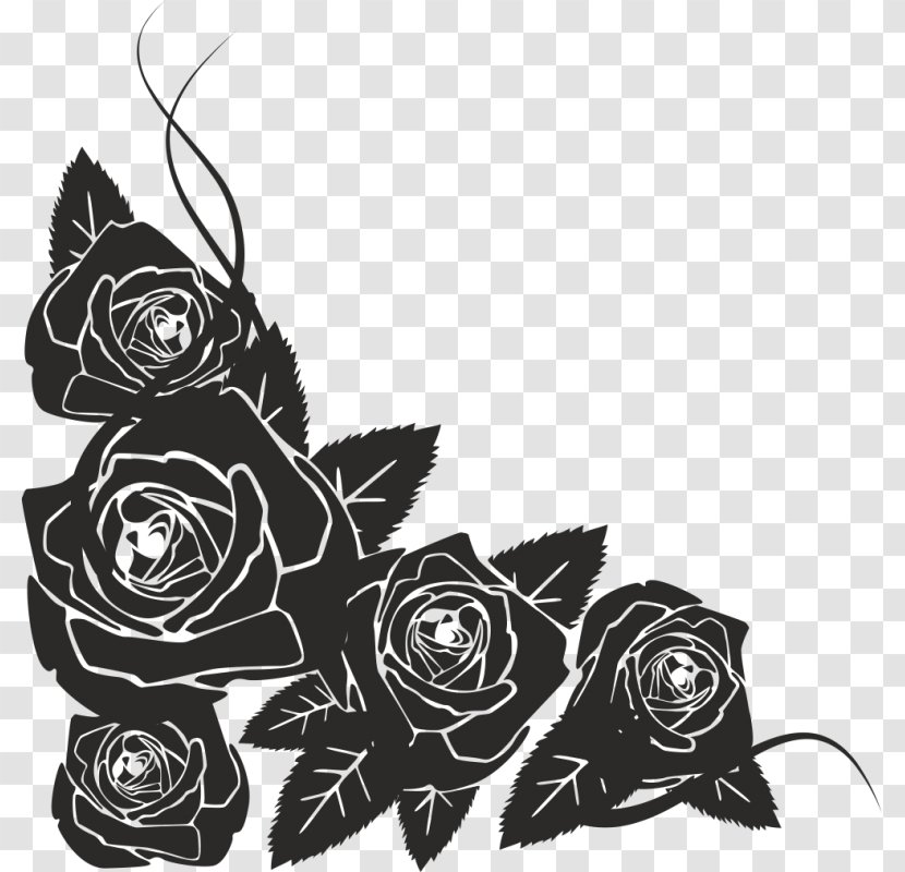 Black Rose Royalty-free Clip Art - Flora Transparent PNG