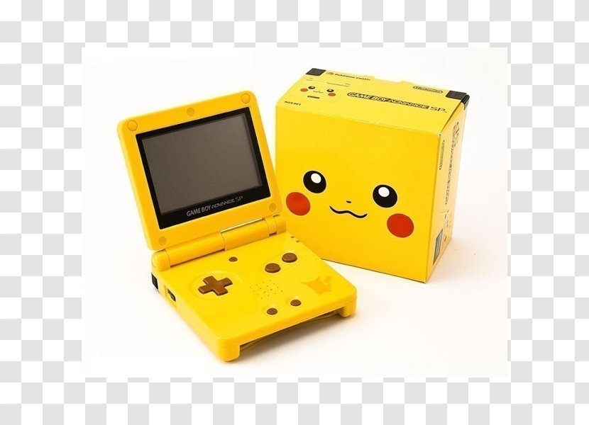 Pokémon Yellow Pikachu Game Boy Advance SP - Video Consoles Transparent PNG