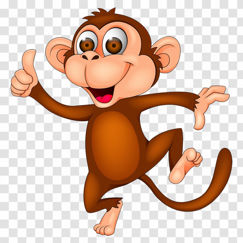 Monkey Cartoon Clip Art Transparent PNG