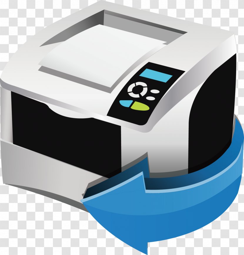 Printer Button Icon - Printing - Vector Transparent PNG