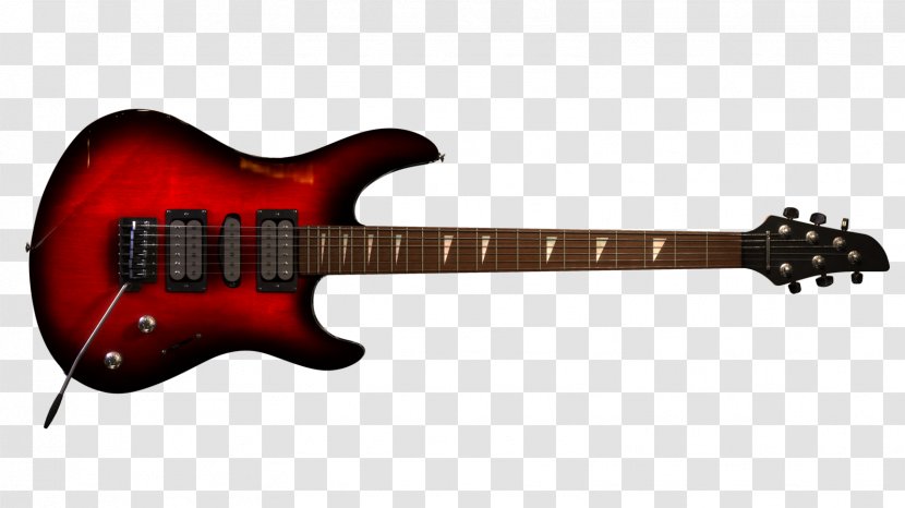 Seven-string Guitar Electric Schecter Research ESP Guitars - Plucked String Instruments Transparent PNG