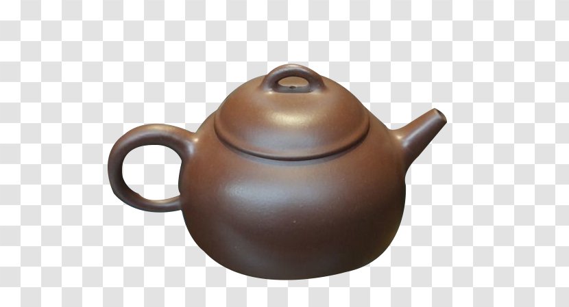 Yixing Teapot Kettle Purple - Clay Pot Round Transparent PNG