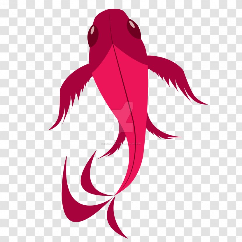 Graphic Design Red Logo - Silhouette - Koi Vector Transparent PNG