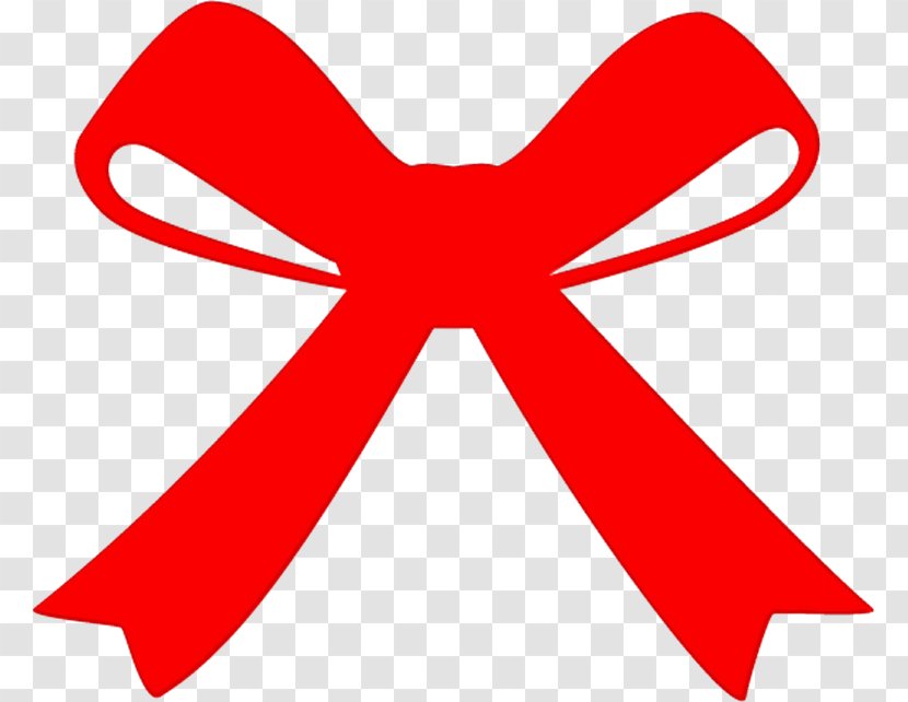 Red Ribbon Clip Art Line Symbol - Logo Transparent PNG