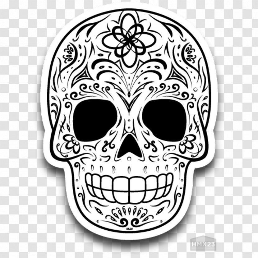 Calavera Skull Day Of The Dead Calaca Halloween - Headgear - Nautical Material Transparent PNG