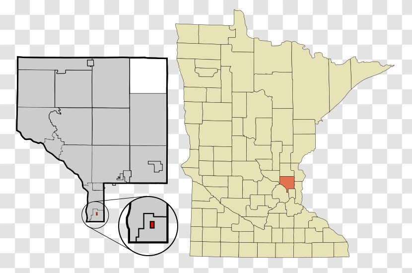 Anoka City Map - Floor Plan Transparent PNG