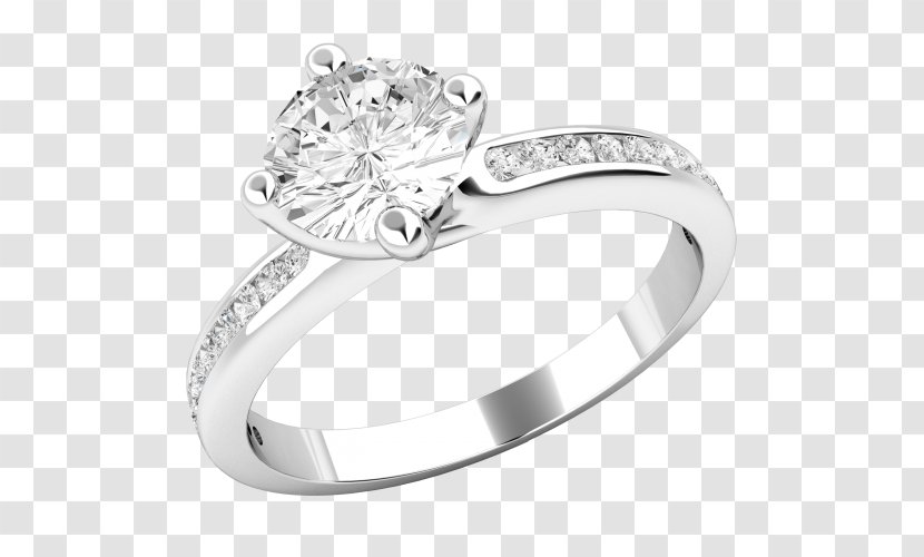 Wedding Ring Princess Cut Eternity Diamond - Ceremony Supply Transparent PNG