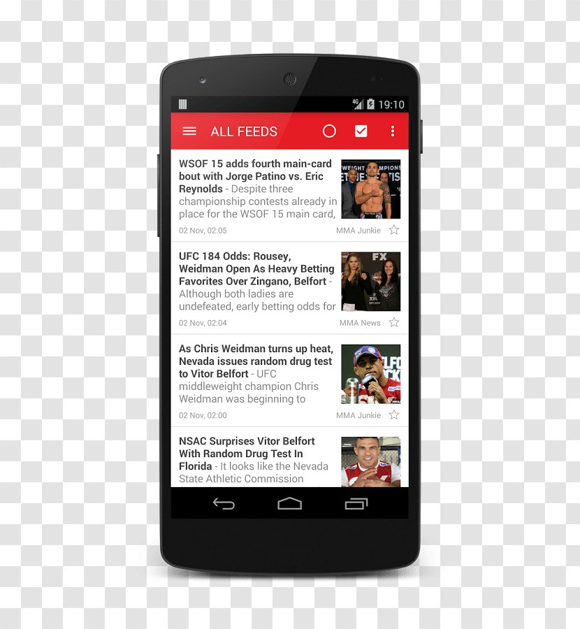 Smartphone Feature Phone Mobile Phones Ultimate Fighting Championship MKBHD Quality Tech Videos - Google Play - MMA Fight Flyer Transparent PNG