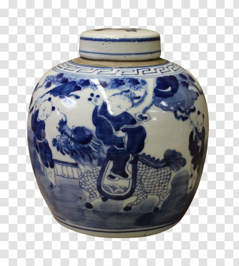Vase Amazon.com Ceramic Pottery Online Shopping - Artifact - Blue And White Porcelain Transparent PNG