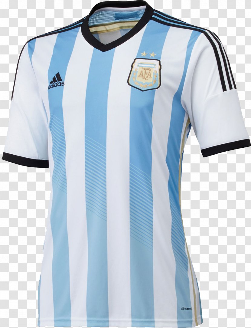 Argentina National Football Team T-shirt 2014 FIFA World Cup Usa Womens Soccer Jersey 2018 - Sports Uniform Transparent PNG