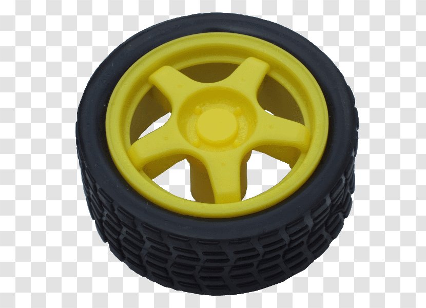 Alloy Wheel Tire Car Yellow - Robotics Transparent PNG