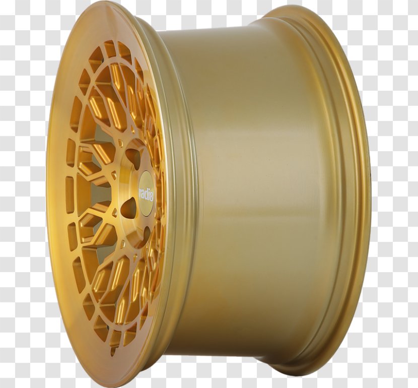 Alloy Wheel Nissan GT-R Brass - Skyline - Matte Gold Powder Coat Transparent PNG