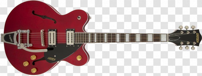 Gretsch G2622T Streamliner Center Block Double Cutaway Electric Guitar Semi-acoustic Bigsby Vibrato Tailpiece - Electronic Musical Instrument Transparent PNG