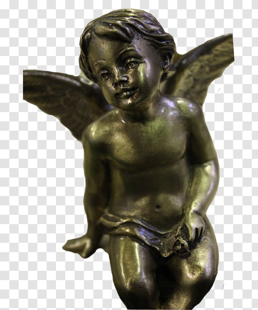 Bronze Sculpture Classical North Rhine-Westphalia - Angel - Engel Transparent PNG