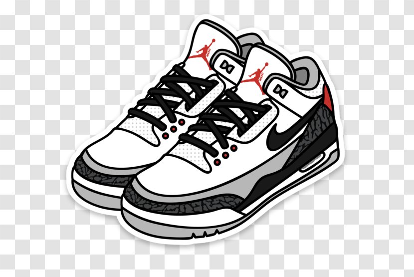 Michael Jordan Background - Athletic Shoe - Carmine Blackandwhite Transparent PNG