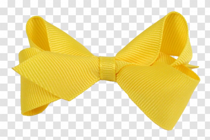 Barrette Capelli Yellow Necktie Knot - Heart - Bow Transparent PNG