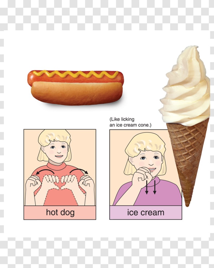 Ice Cream Food Signs Beginning Fast - Cartoon Transparent PNG