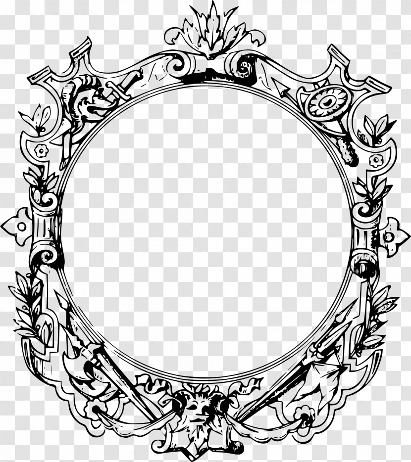 Picture Frames Ornament Clip Art - FILIGREE Transparent PNG