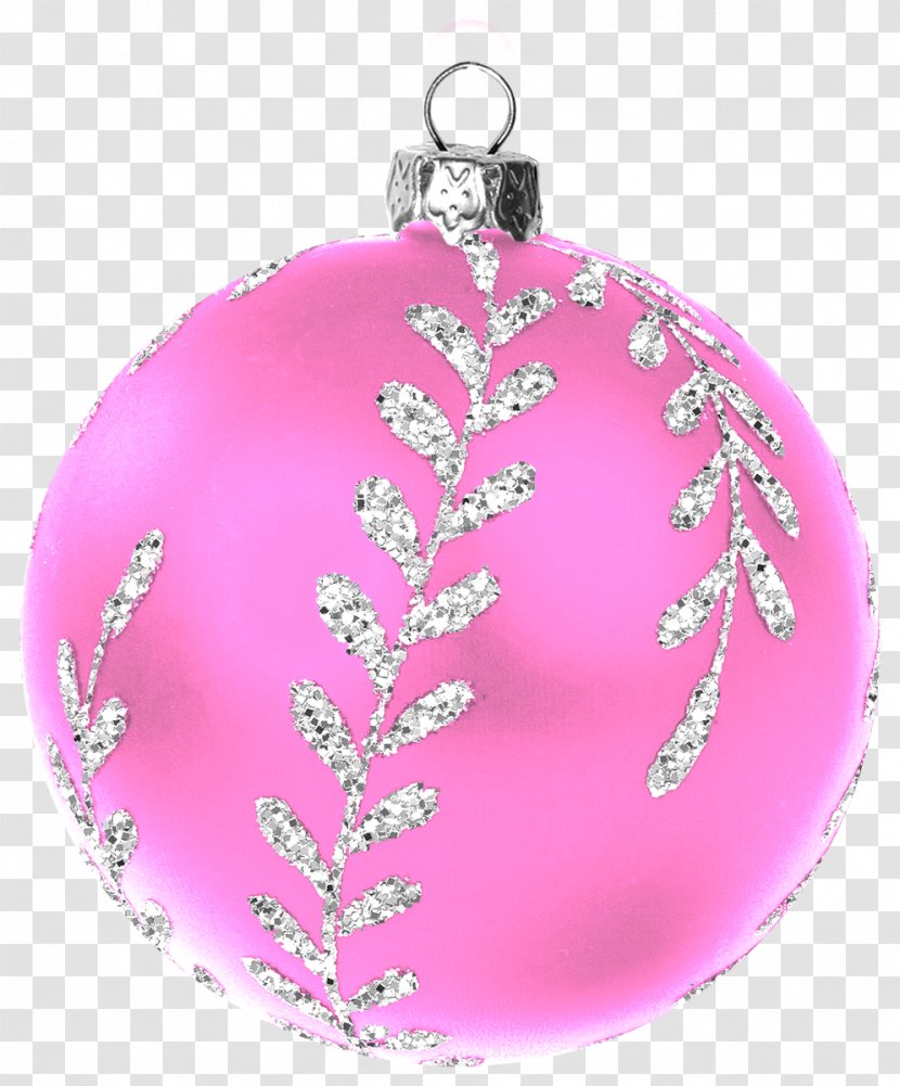 Christmas Ornament Clip Art - Magenta - Purple Card Transparent PNG
