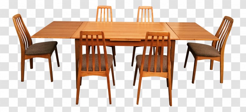 Table Chair Furniture Matbord Dining Room - Teak Transparent PNG