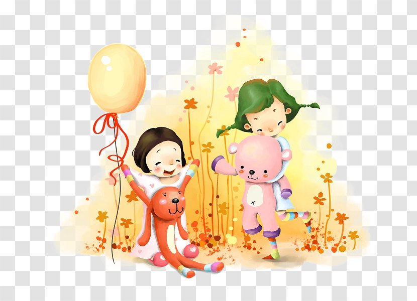 Child Drawing Cartoon Transparent PNG